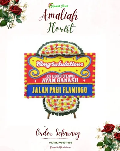Bunga Papan Congratulation di Lumeneng